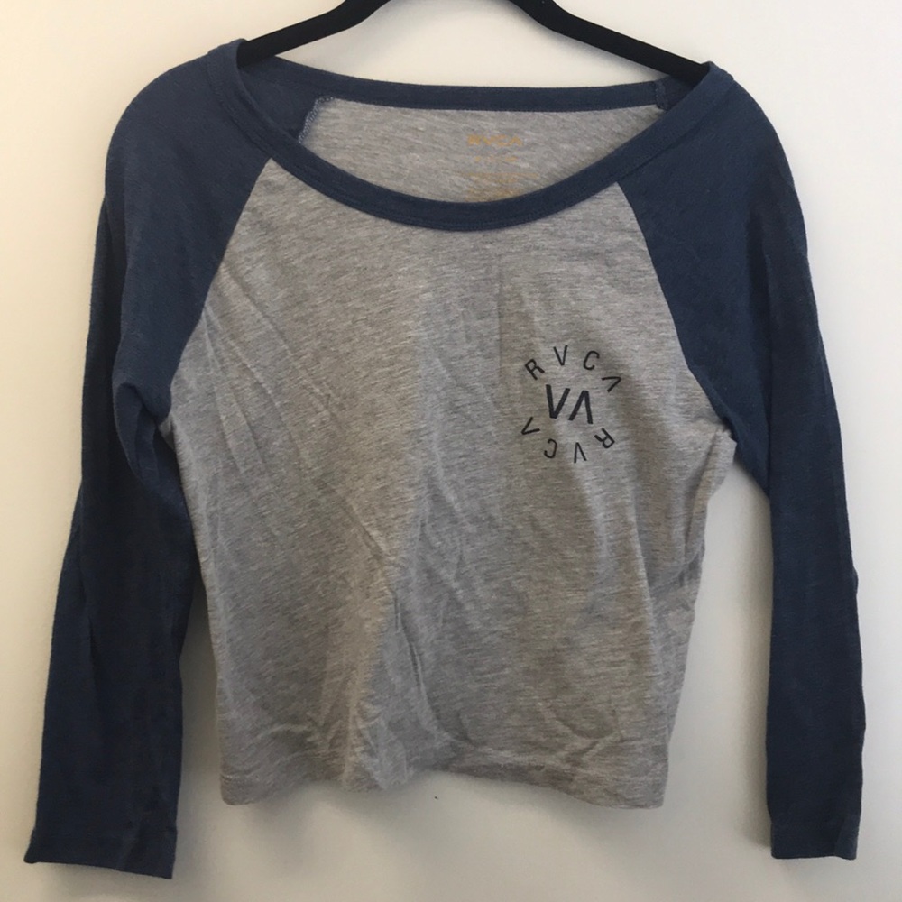 RVCA baseball crop tee